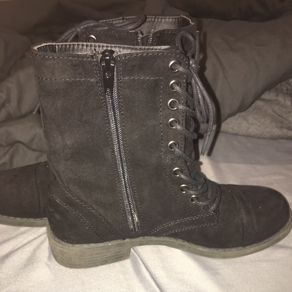 Black booties size 7